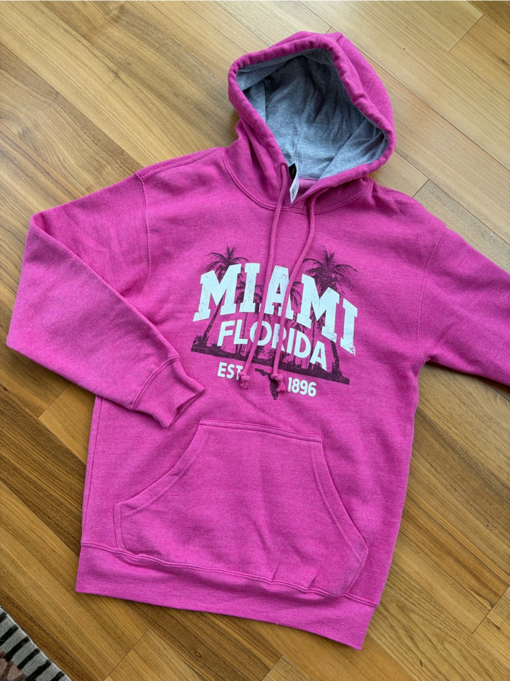 Miami Merch Pink Sweatshirt Hoodie